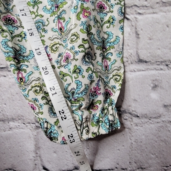 Juicy Couture Desert Paradise Floral Print Jumpsuit Romper Silk Shell Size 2 - Picture 14 of 16